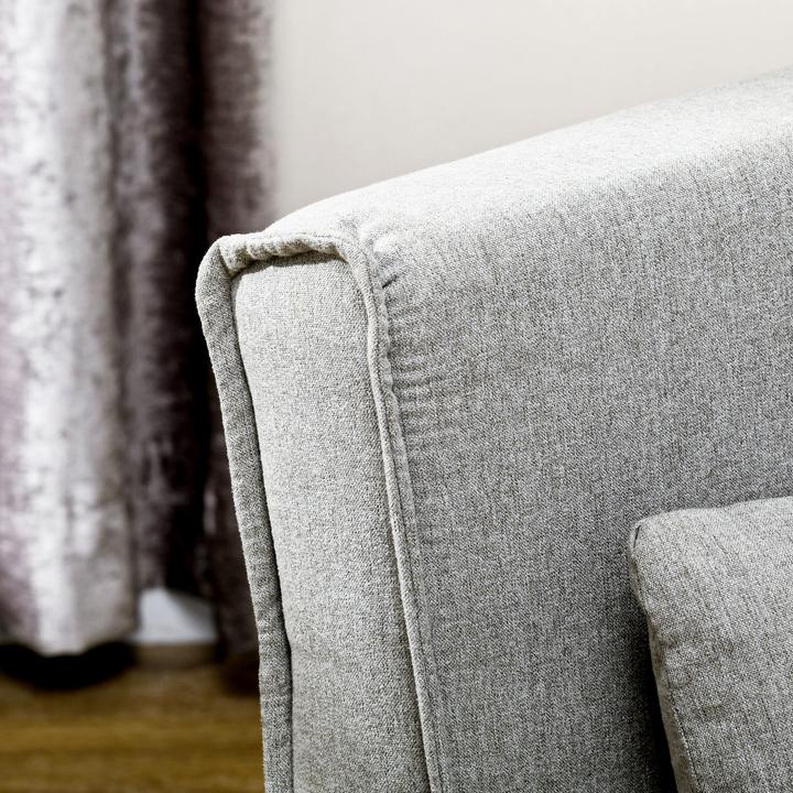 Produktbild Homcom Schlafsessel Polyester, Stahl Hellgrau