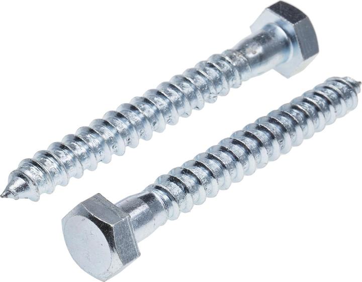 Produktbild RS PRO Holzschrauben Sechskant 10x80mm (25 Schrauben pro Stück)