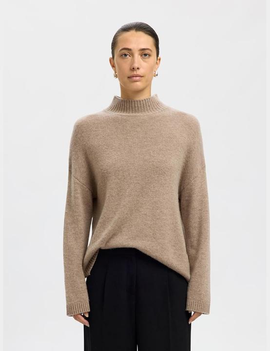 Produktbild Selected Slfcille Ls Knit Lano High Neck Noos (S)