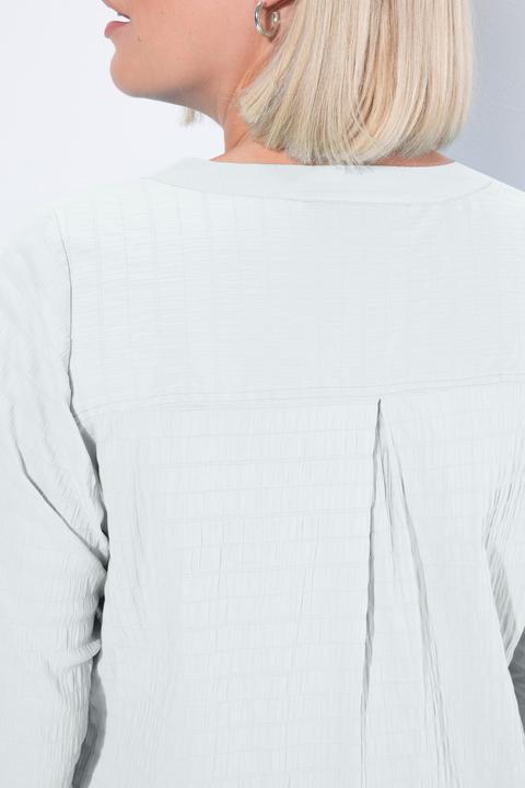 Produktbild Ulla Popken Bubble-Tunika, Biesen, Herzausschnitt, 3/4-Arm (42, 44)