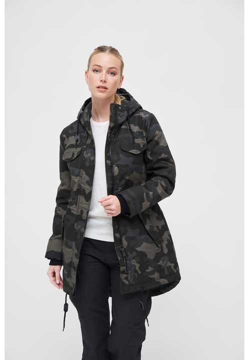 Actual product image Brandit Ladies Marsh Lake Parka size 4XL colour dark camouflage pattern (4XL)