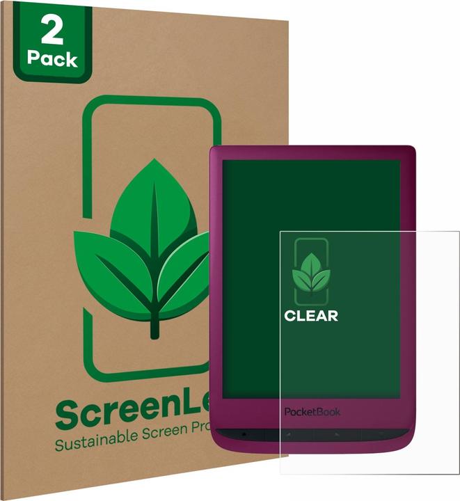Actual product image ScreenLeaf Protective film sustainable screen protector screen protector film clear transparent (Touch Lux 5)