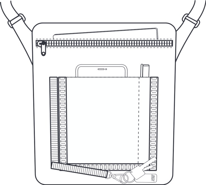 Image du produit Jost RIGA - Sac à bandoulière RV XS