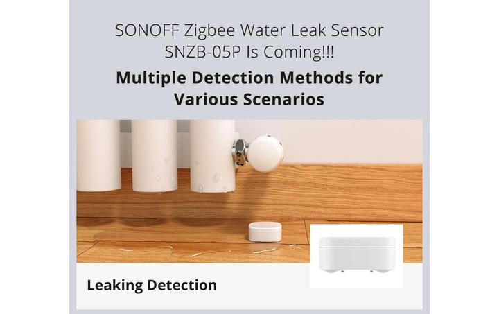 Produktbild Sonoff SNZB-05P ZigBee Wasserleck Sensor