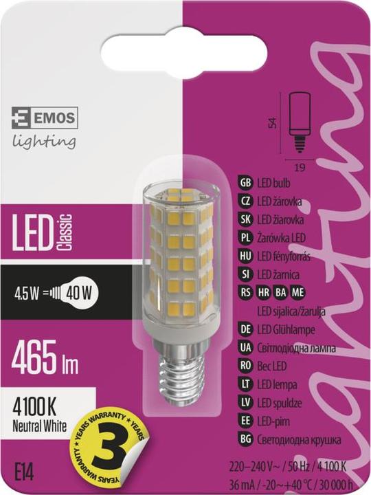 Produktbild Emos Classic (E14, 4.50 W, 465 lm, 1 x, F)