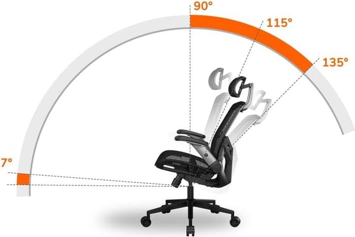 Image du produit Cougar Gaming/Office-Stuhl Speeder One, Mesh, Schwarz