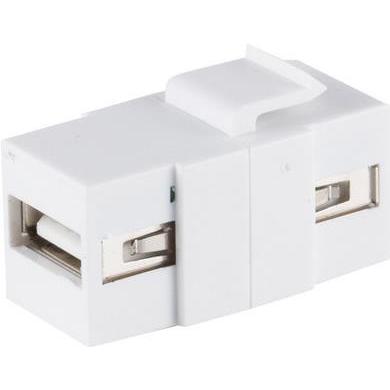 Shiverpeaks S/CONN maximum connectivity Netzwerk Adapter-Keystone Verbinder USB-A-Buchse 2.0, 480Mbps, Stromkabel