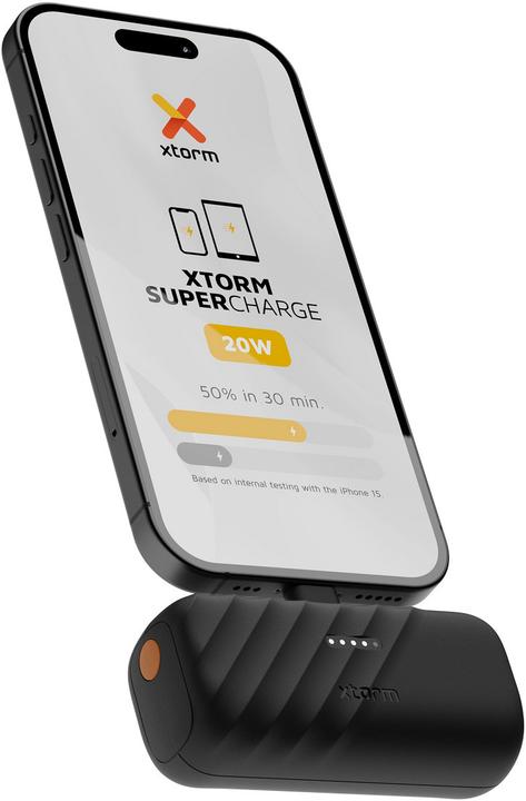 Xtorm 20 Watt Ausgangsleistung Compact Power Shot Go2 Black (5000 mAh, 20 W, 18 Wh)