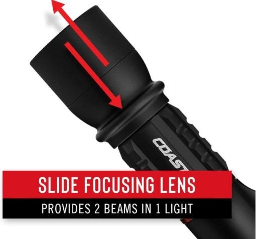 Produktbild Coast XP6R wiederaufladbare Taschenlampe 400 Lumen (9 cm, 400 lm)