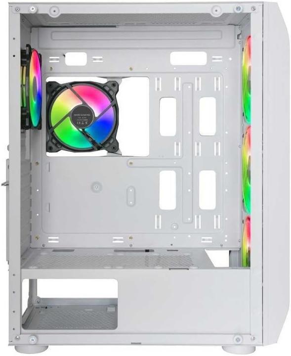 Immagine prodotto Mars Gaming Boitier Moyen Tour E-Atx Mc-Kx RGB Avec Panneau Vitré (Blanc) (ATX, E-ATX, mATX, Mini-ITX)