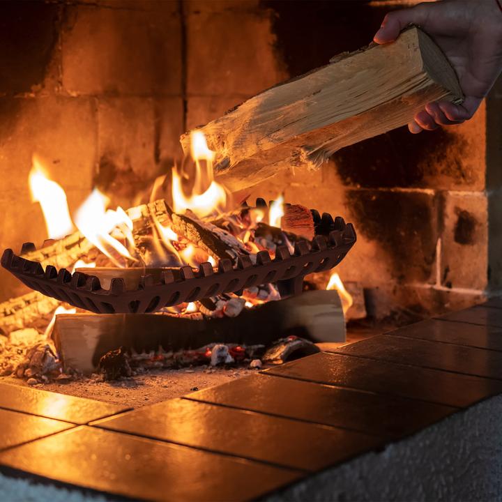 Produktbild Relaxdays Kaminrost Gusseisen mit Standfüssen