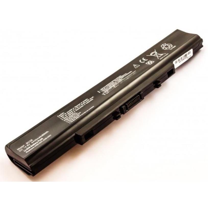 CoreParts Laptop Battery for Asus (6 Zellen, 5200 mAh), Notebook Akku, Schwarz