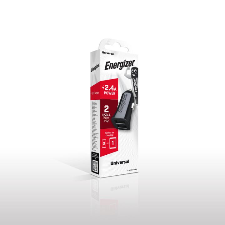 Produktbild Energizer Car Charger 12W 2xUSB, schwarz