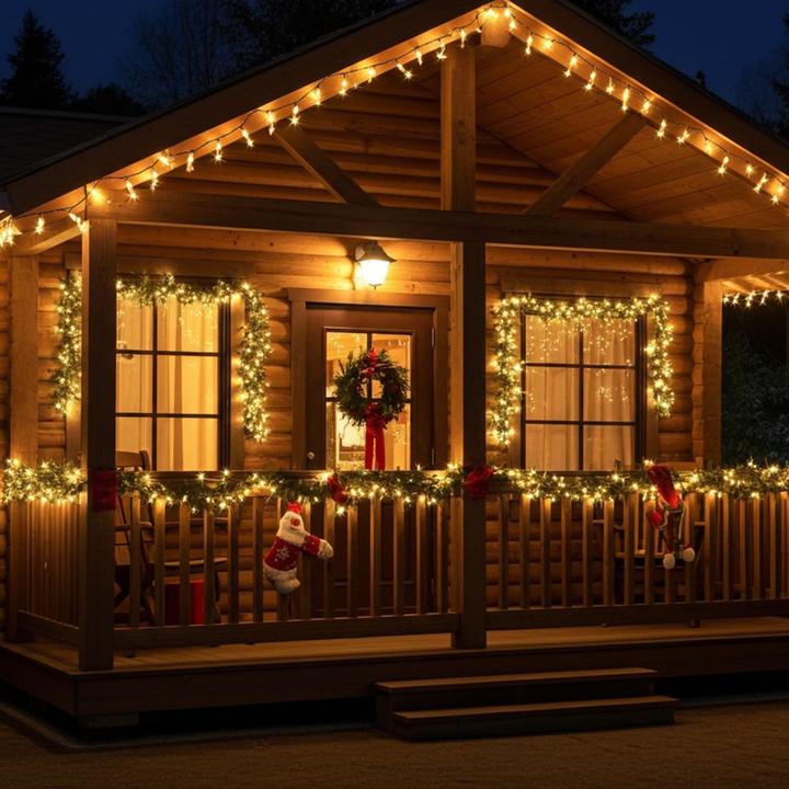 Actual product image Casativo Set of 2 LED fairy lights with 320 warm white LEDs for indoors & outdoors, IP44, approx. 24 m (33.93 m)