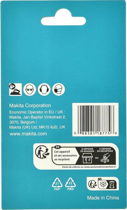 Image du produit Makita Lames de rabot HSS