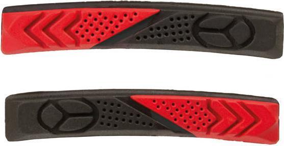 Actual product image M-Wave V-brake shoes 70 mm, two-tone (Rubber)