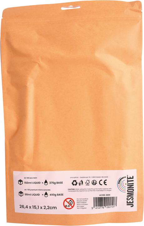 Produktbild Jesmonite Giessform Schale, 26.4 cm x 15.1 cm x 2,2 cm