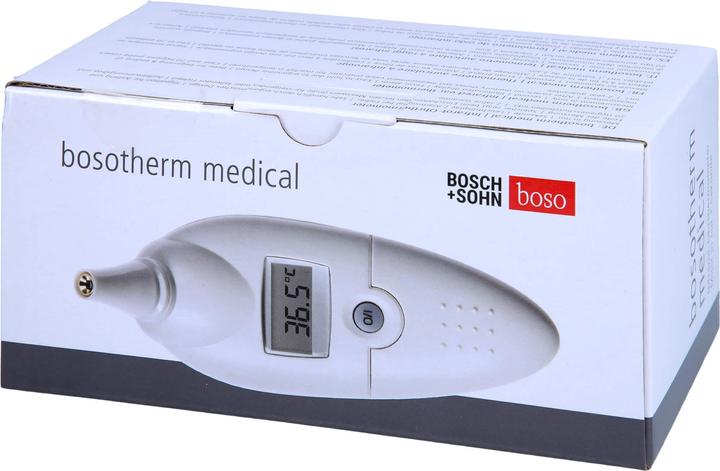 Actual product image Boso Bosotherm medical ear thermometer with protective caps (Ear)