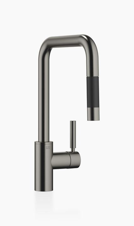 Actual product image Dornbracht META Square kitchen faucet, single lever faucet, pull-down, with shower function, project