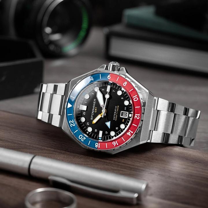 Produktbild Spinnaker SP-5119-44 Dumas Automatik GMT Herrenuhr 44mm 30ATM (Taucheruhr, 44 mm)