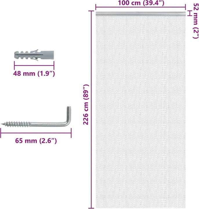 Actual product image vidaXL Constantine (100 x 225 cm)