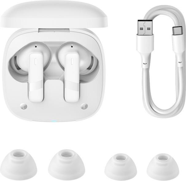 Image du produit Baseus Bowie E20 Casque sans fil intra-auriculaire Appels/Musique Bluetooth Blanc (6 h, Sans fil)