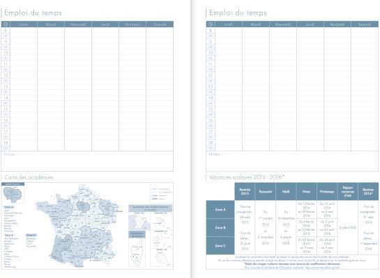 Produktbild Clairefontaine CLAIREFON CLF Lehreragenda 2018/19 3099C sortiert fr. 112 Blatt (A4, Französisch)
