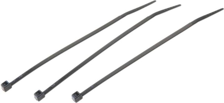 VR-Technics Kabelbinder Schwarz 100 mm x 2.5 mm (Serre-câbles en plastique, 100 mm, 100 pcs)