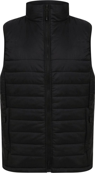 Actual product image Henbury Unisex Adult Pongee Padded Gilet (XS)