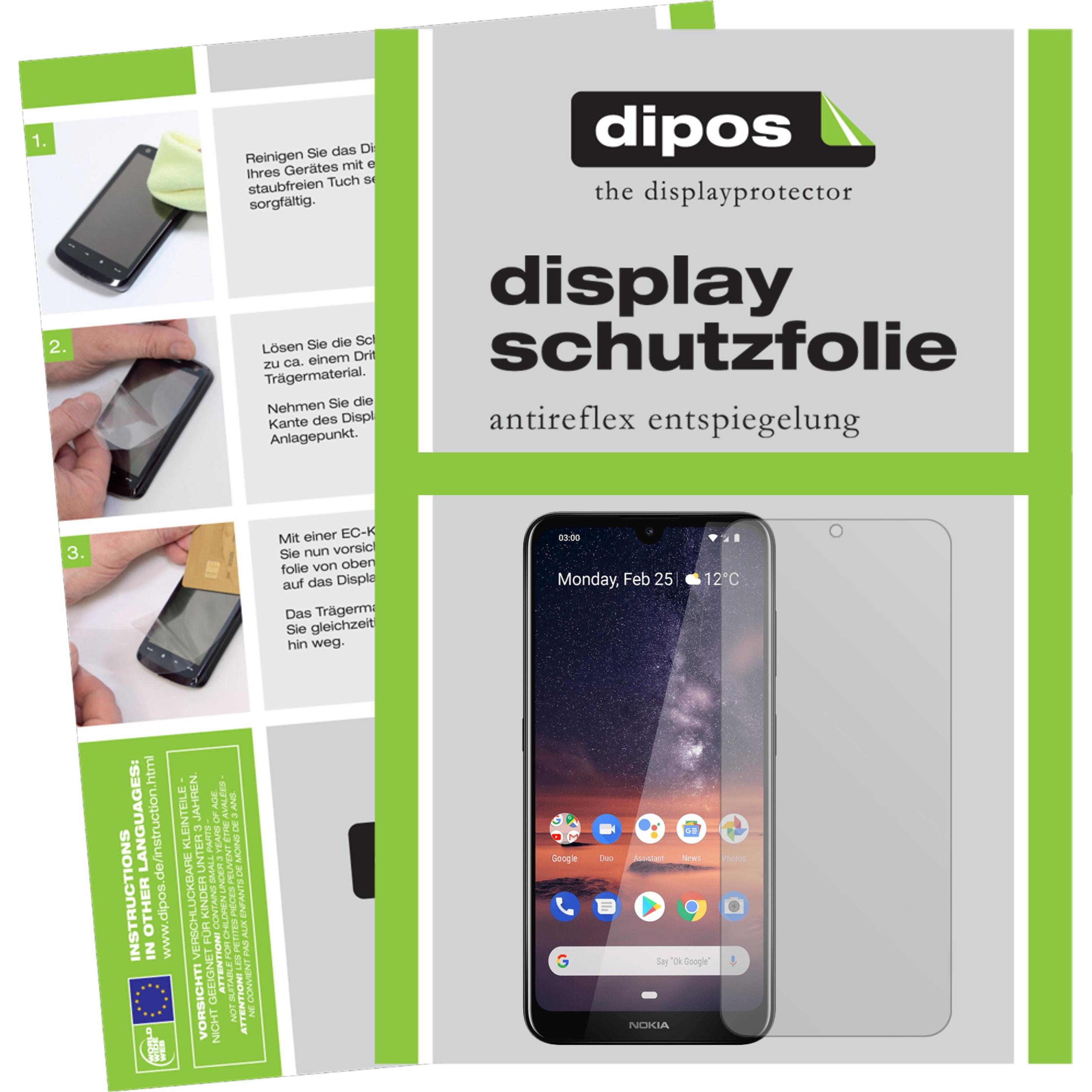 Thumbnail - Dipos Displayschutzfolie Antireflex (4 Stück, Nokia 3.2), Smartphone Schutzfolie, Transparent