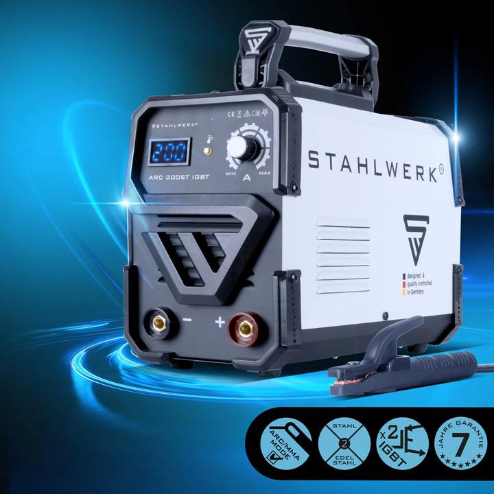 Actual product image Stahlwerk Welding machine ARC 200 ST IGBT fully equipped