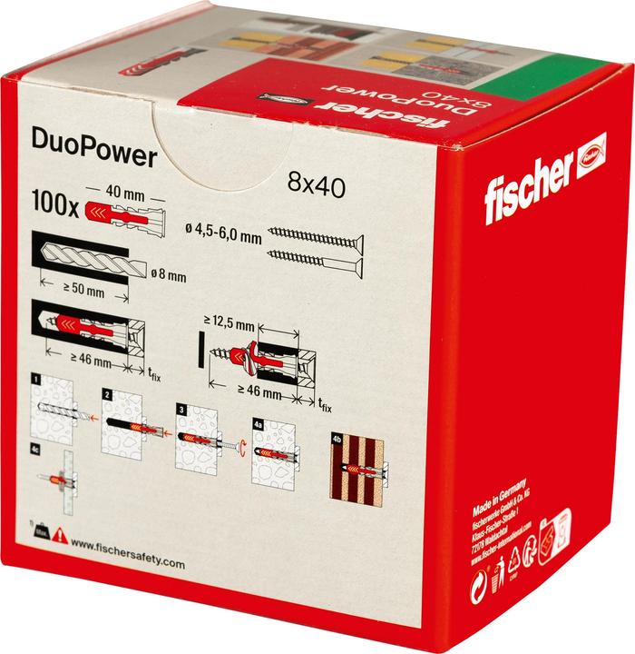 Actual product image Fischer Cheville 2 éléments (100 pcs.)
