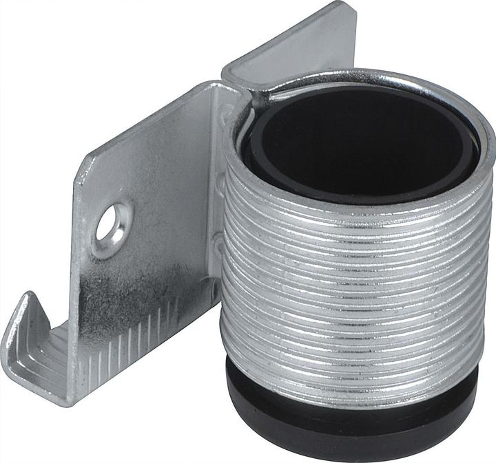 Produktbild Camar Höhenversteller zum Einschlagen 300, ø28, Tragkr.150KG, FE verzinkt/KS schwarz