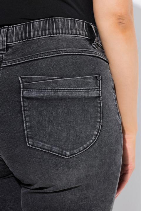 Produktbild Ulla Popken Jeans Sarah, Fransensaum, schmales Bein, Komfortbund (46)