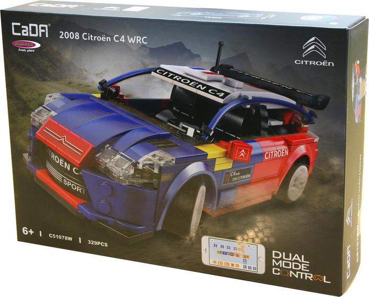 Actual product image Cada 2008 Citroën C4 WRC 1:20 2,4GHz Bricks (Kit)