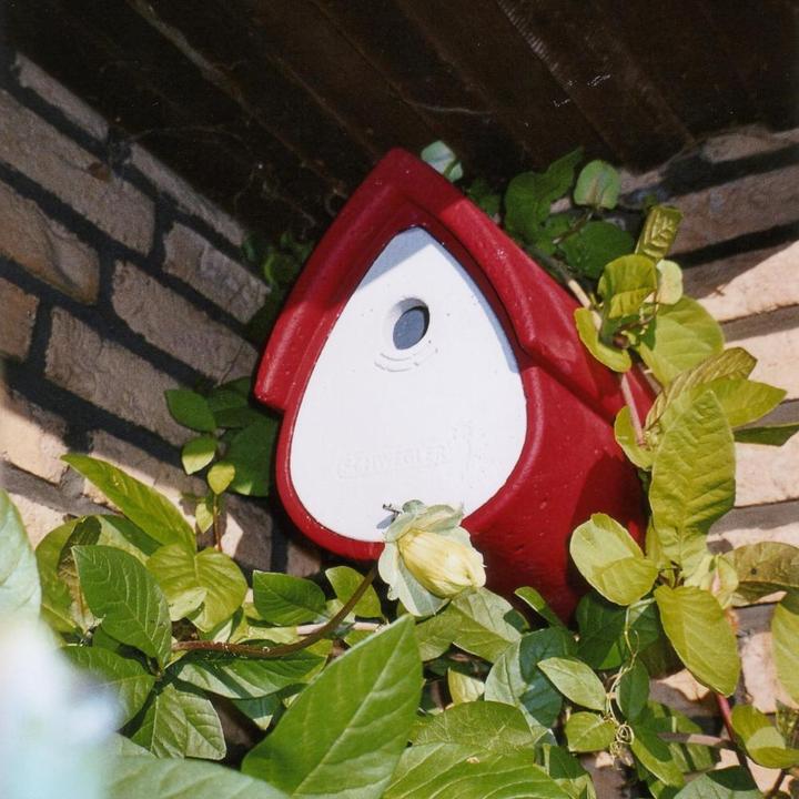 Produktbild Schwegler 00155/9 Nisthöhle Meisenresidenz 1 MR 27 x 19 x 23, rot / grau