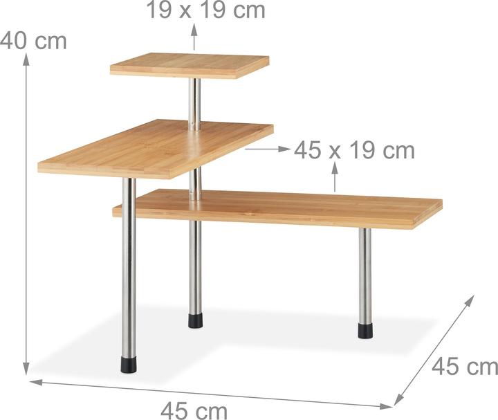 Image du produit Relaxdays Étagère d’angle
