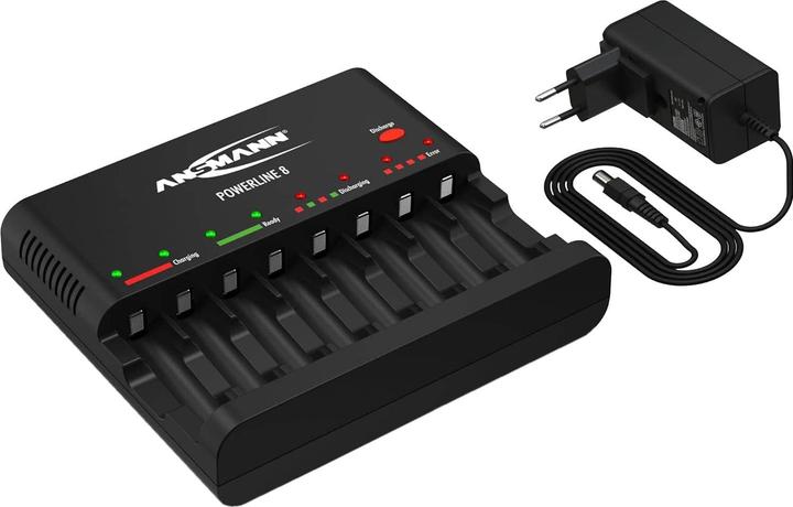 Immagine prodotto Ansmann Linea elettrica 8 (1 pz., AAA, AA, Caricabatterie senza batteria)