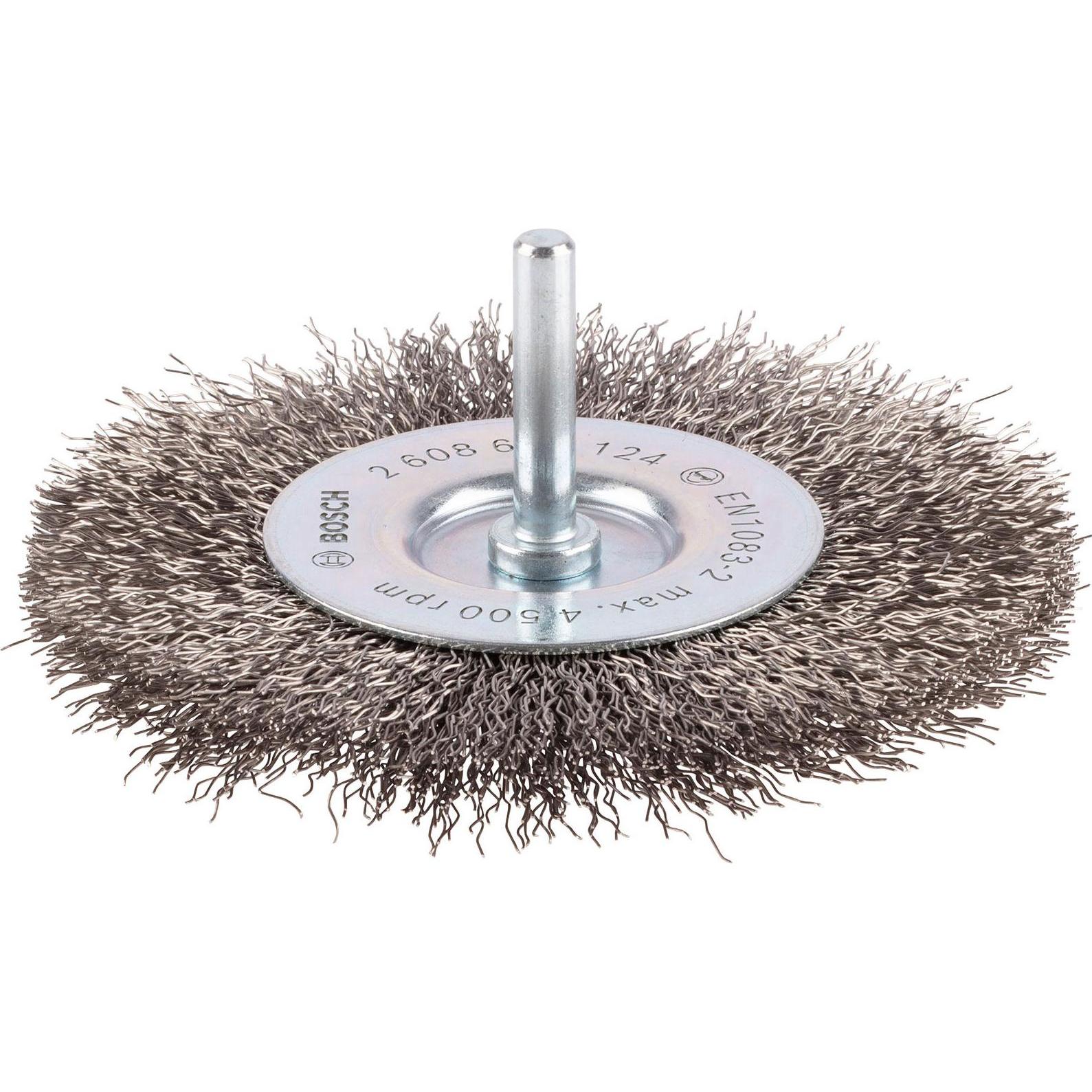 Bosch Professional Zubehör, Schleifmittel, PRO Stainless Steel clean Scheibenbürste, gerader Schaft, 100 x 0,3 mm