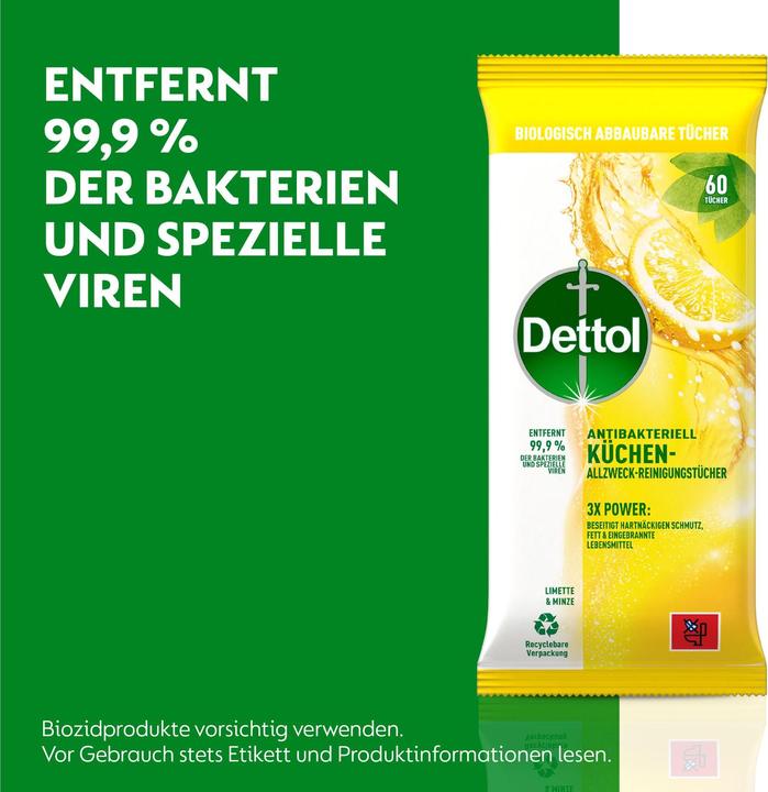 Produktbild Dettol Allzweck Reinigungstücher