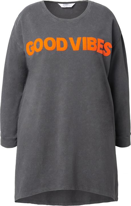 Actual product image Angel of Style Sweatshirt, Loose Fit, Schriftzug, Acid Wash (50)