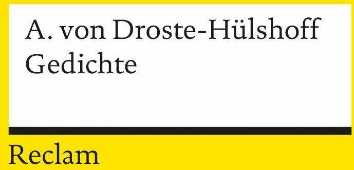 Produktbild Gedichte (Deutsch, Annette von Droste-Hülshoff, 2006)