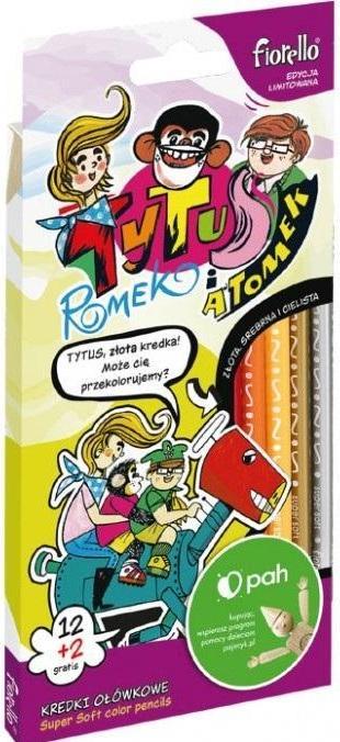 Kolorowe Baloniki Tytus Bleistiftstifte 14 Farben FIORELLO (14x)