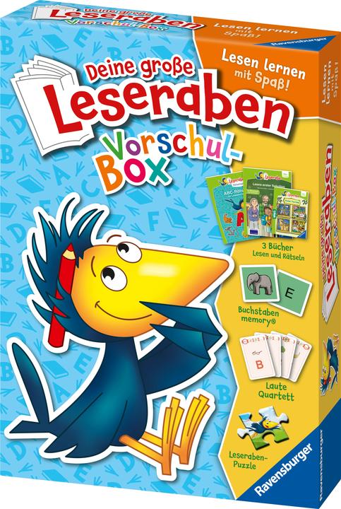Ravensburger Deine grosse Leseraben Vorschul-Box (Allemand, 2025)