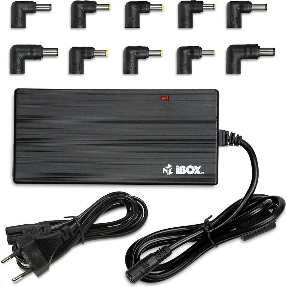 Thumbnail - iBox Netzteil Wechselstrom 100-240 V (90 W), Notebook Netzteil, Schwarz