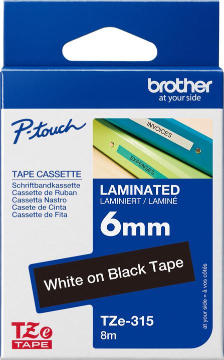 Brother Tze-315 (0.60 cm, Black)
