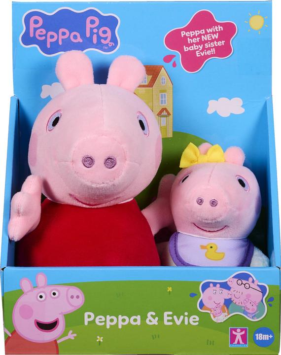 Image du produit Character Peppa Pig Plüschfiguren 2er Pack (18 cm)