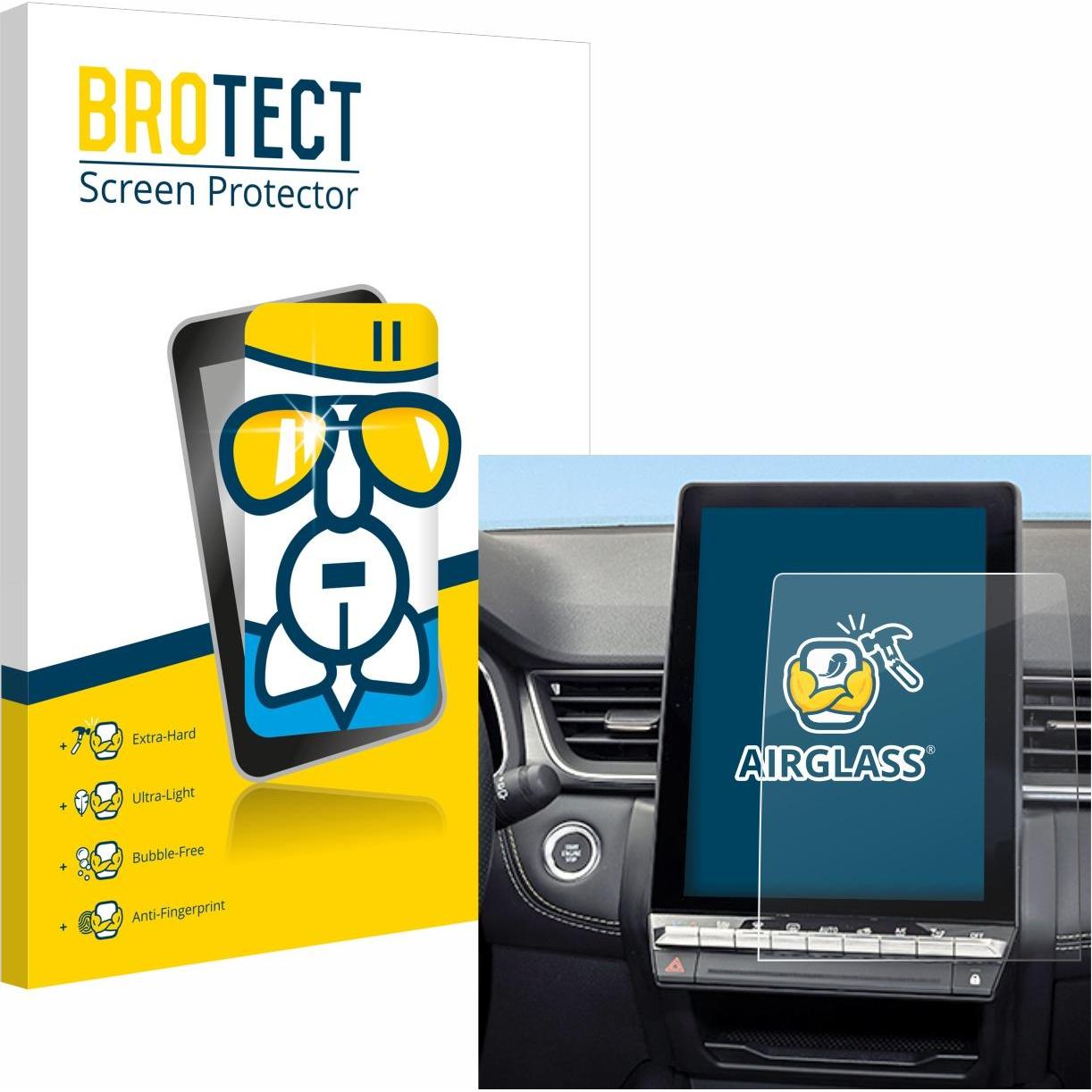 BROTECT, Fahrzeug Navigation Zubehör, Schutzglas Schutzfolie Glas Folie Displayschutz klar