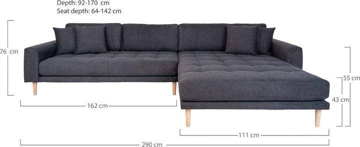 Actual product image House Nordic Lido (Corner sofa)