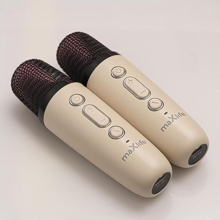 Actual product image Maxlife Bluetooth karaoke speaker MXKS-200 white